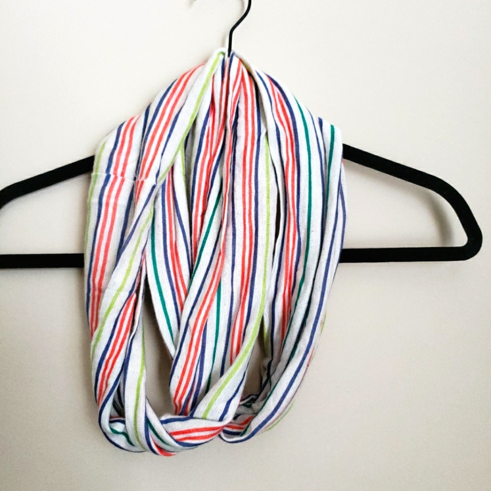 Bright and Fun - Handmade Infinity Scarf - Multicolored